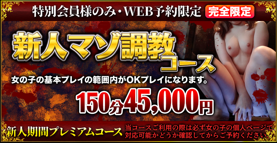 特別会員様限定新人調教コース